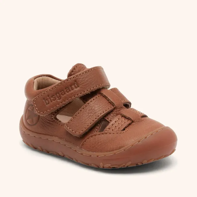 Bisgaard Hana sandal tan barfod bred pasform