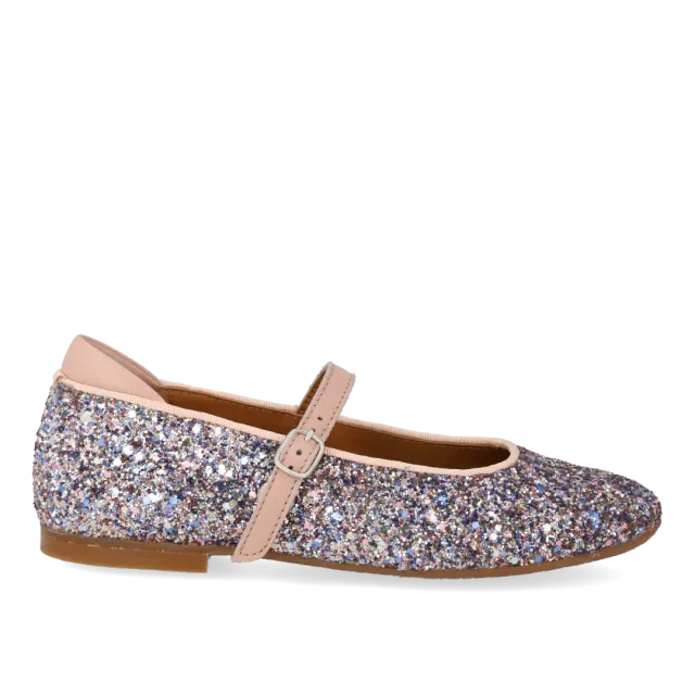 Angulus Glitter ballerina børneballerina mary jane