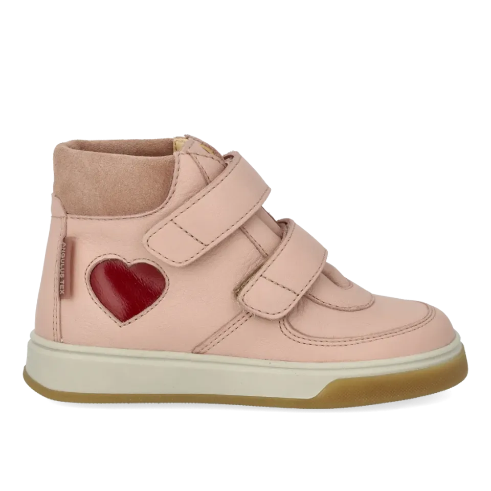 Angulus High-top TEX-sneaker børnesko hjerte vandtæt