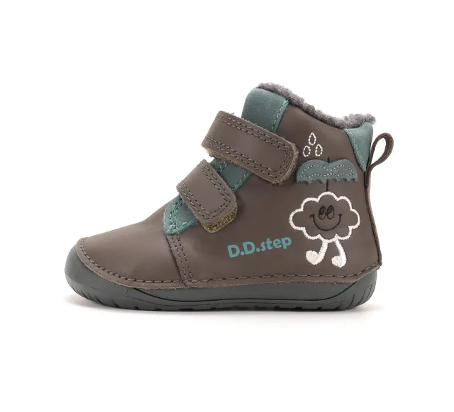 DD Step W070-62495A barfodssko vintersko til drenge varm
