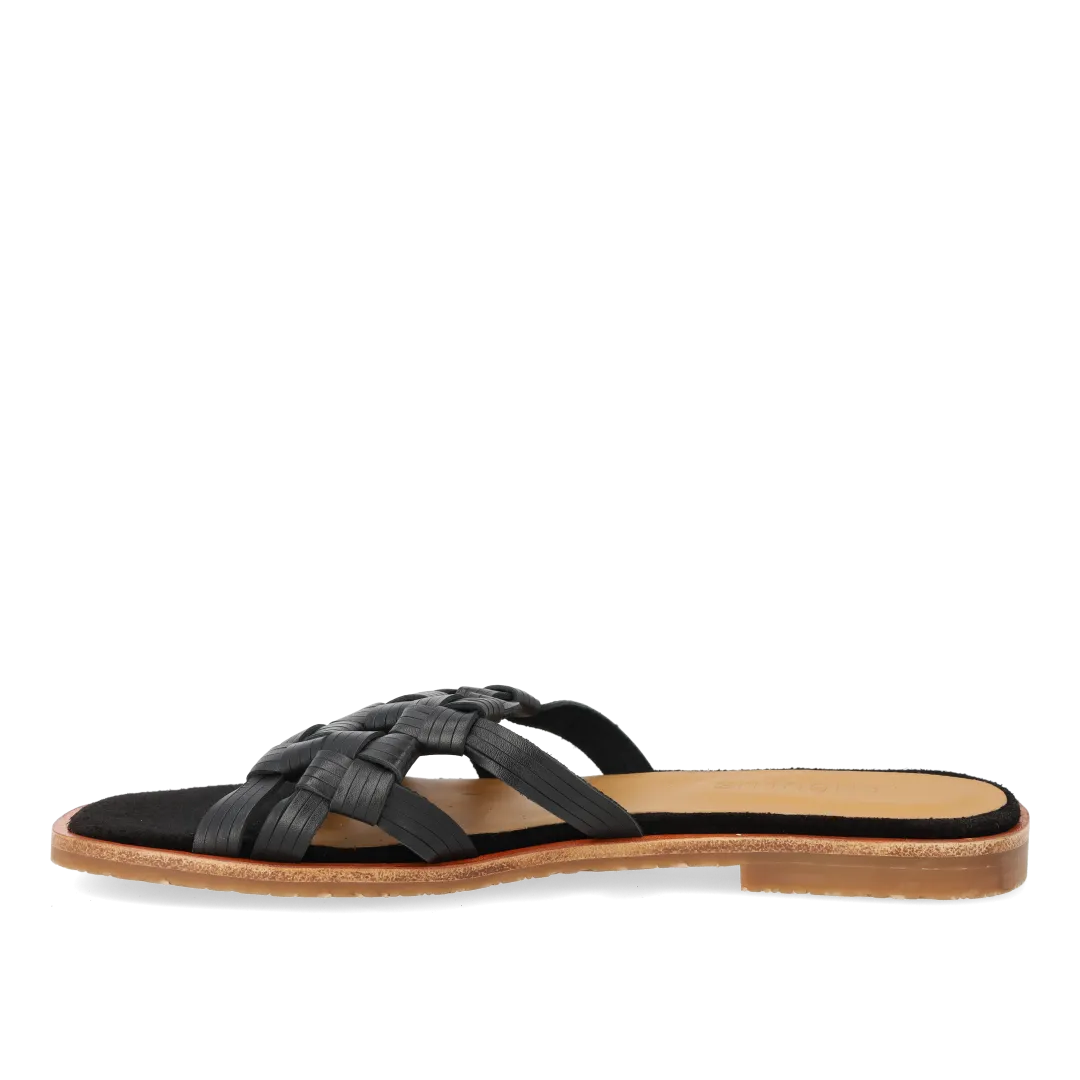 Angulus Slip-on sandal fletdetalje sandal 36-43 halvstr
