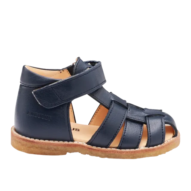 Angulus begynder sandal velcro børn læder