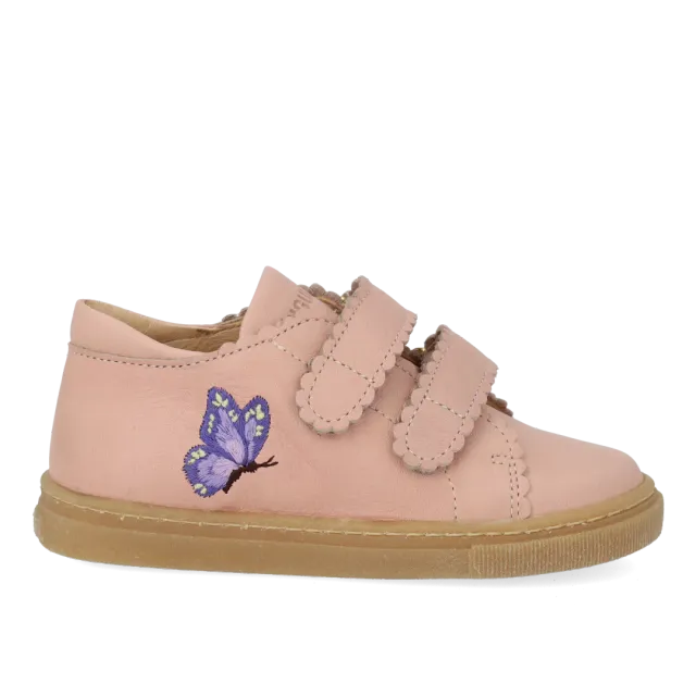 Angulus Sneaker med sommerfugl børnesneaker læder