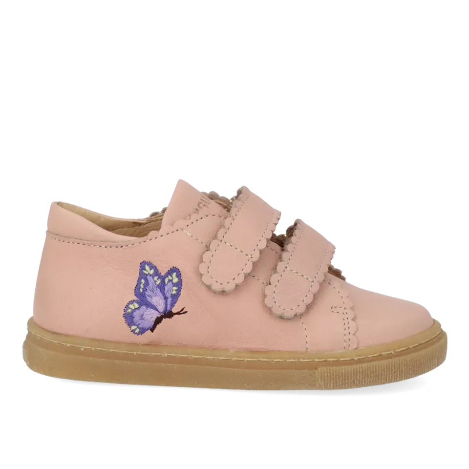 Angulus Sneaker med sommerfugl børnesneaker læder