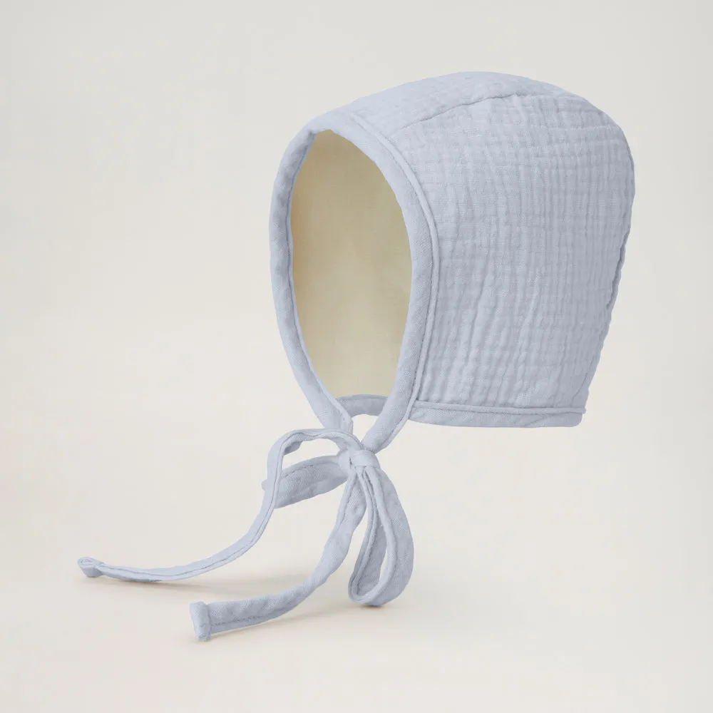 BabyMocs Muslin Bonnet babyhue økologisk 0-6 mdr