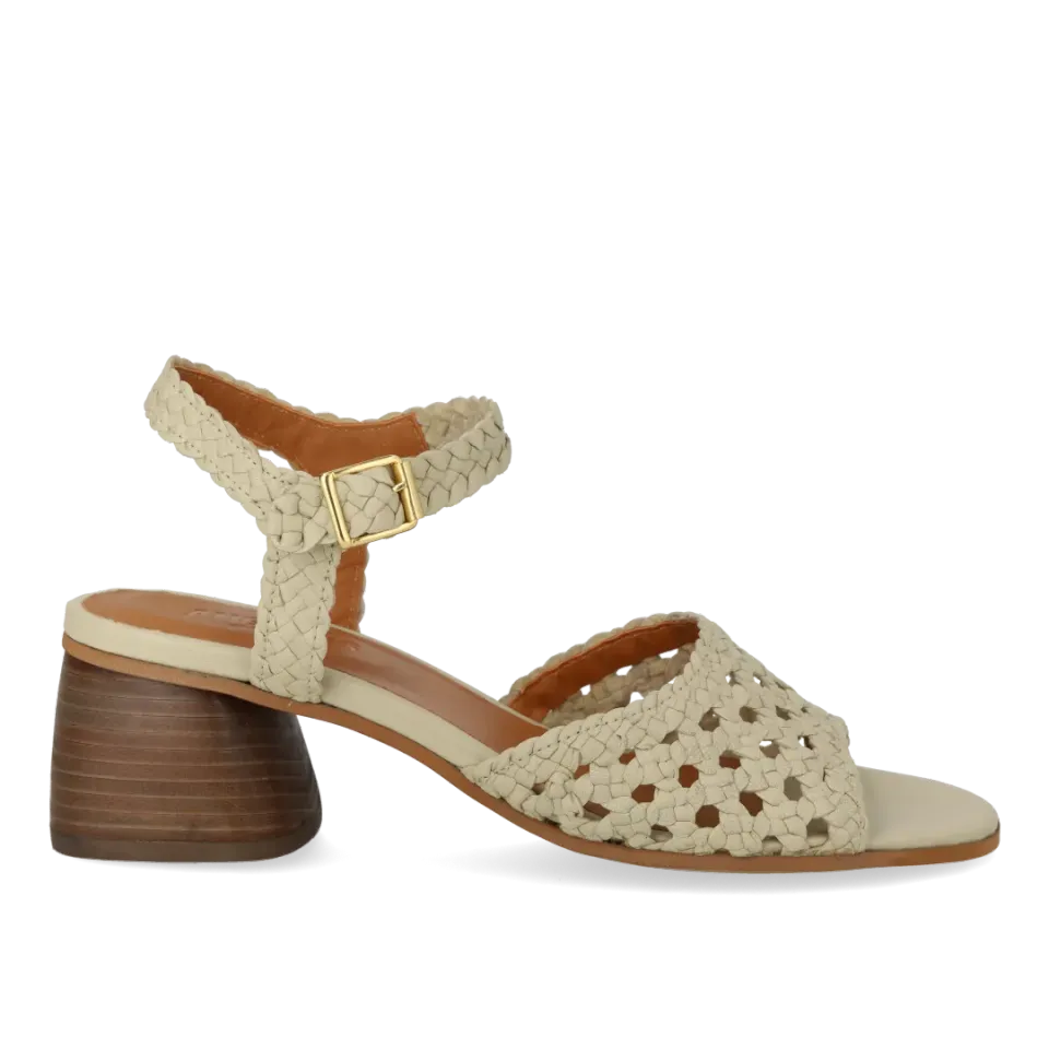 Angulus Haandflettet sandal damesandal 5 cm heel