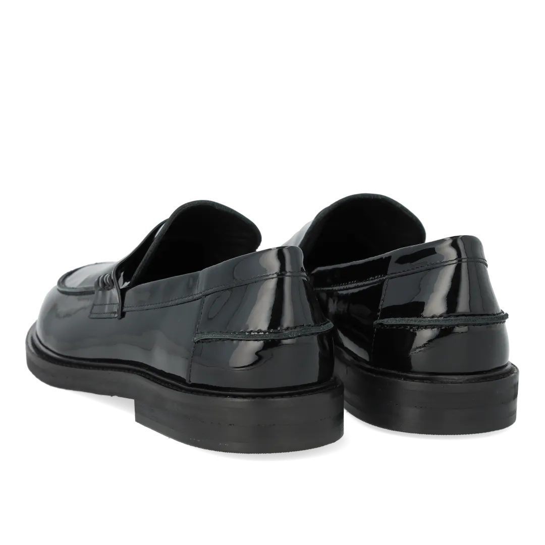 Angulus Klassisk Penny loafer bred pasform