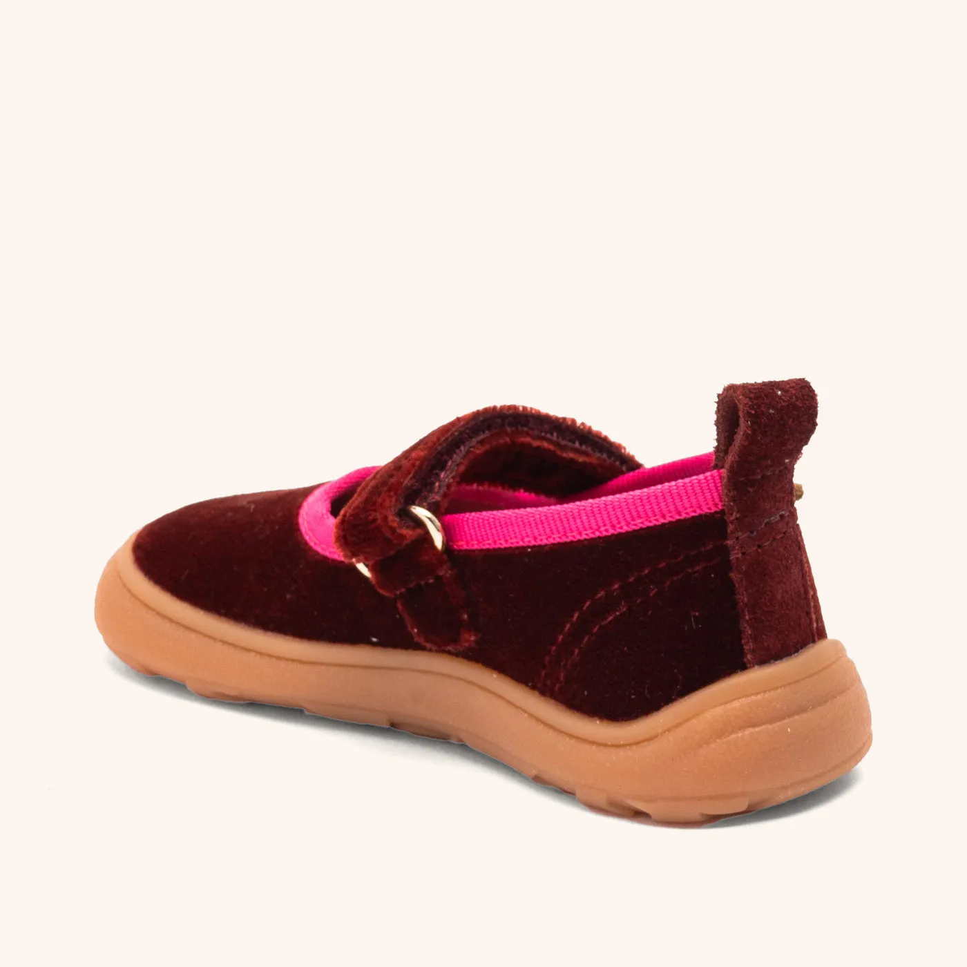 Bisgaard Barefoot Ballet hjemmesko bordeaux bred