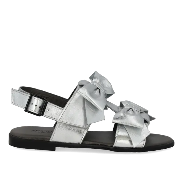 Angulus Sandal med sløjfe børnesandal åben