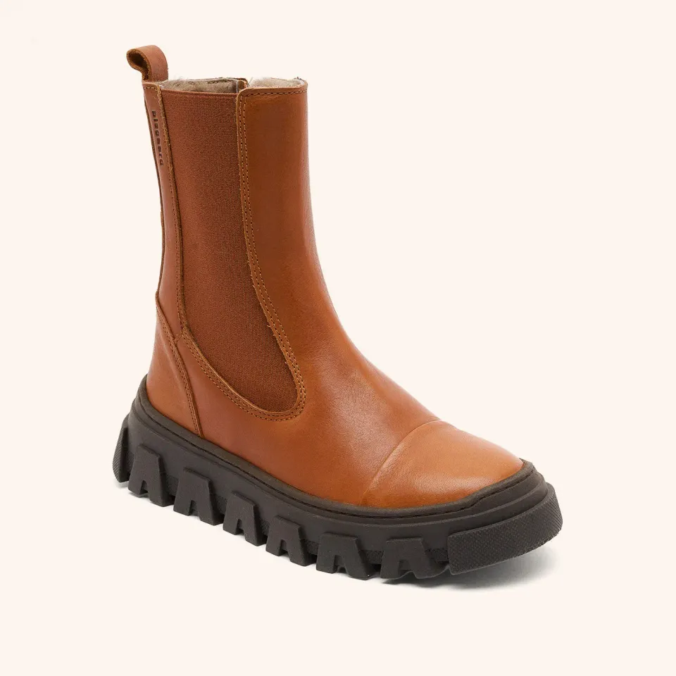 Bisgaard Nilla Lamb vinterstøvle cognac