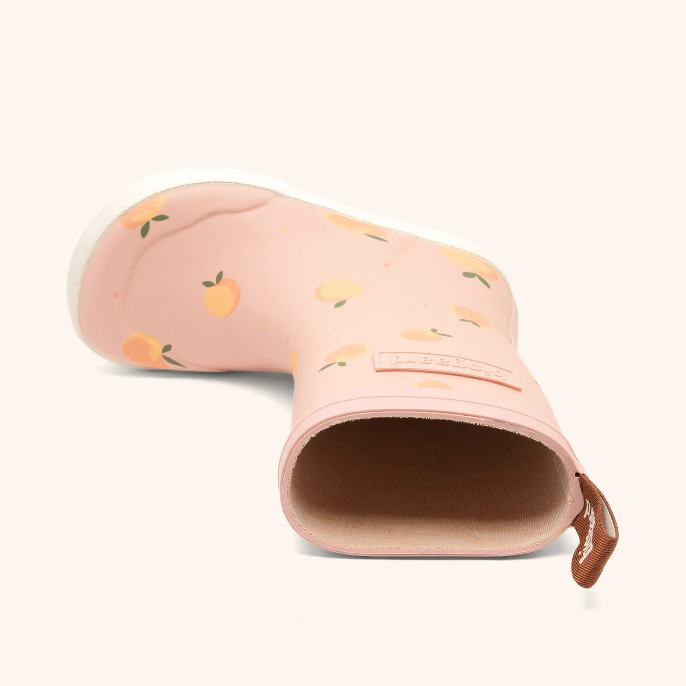 Bisgaard Barefoot High Rubber gummistøvle peach