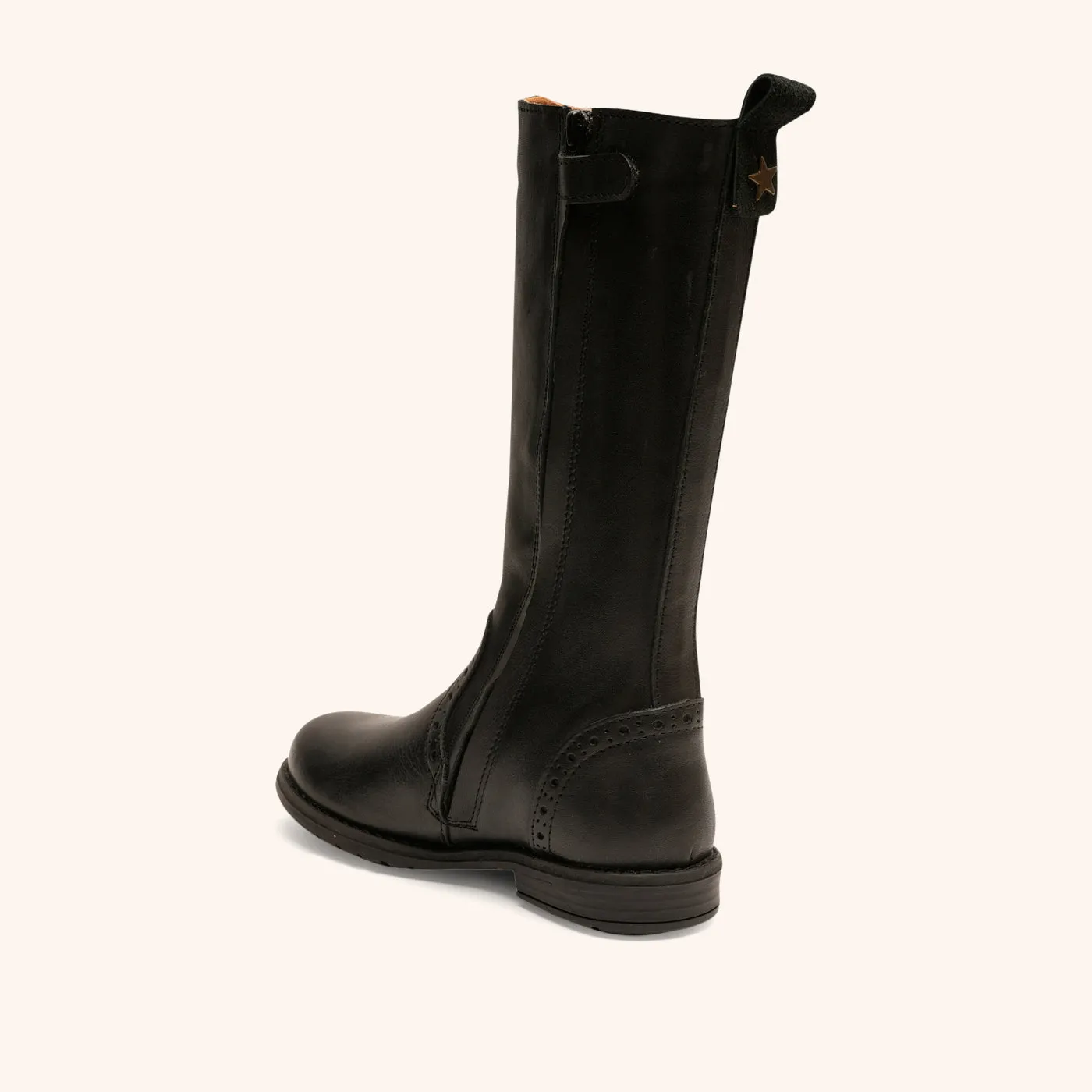 Bisgaard Myra Lamb støvle black lammeskind