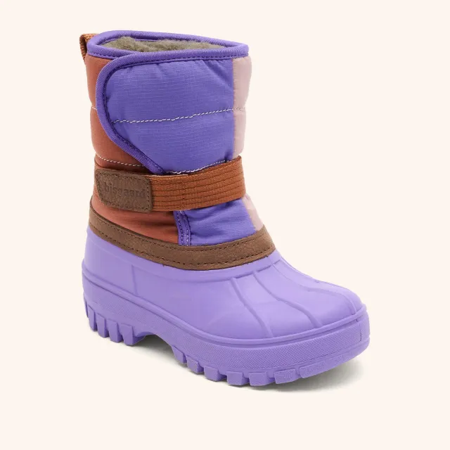 Bisgaard Pacson vinterstøvle block purple uld