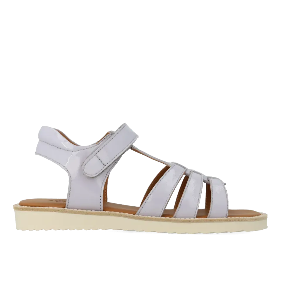 Angulus Sandal T-rem velcro børnesandal læder let sål