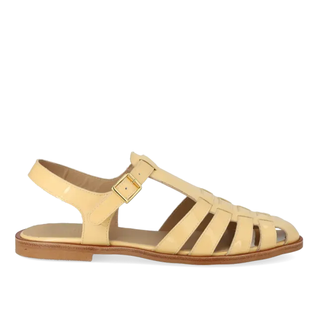 Angulus Klassisk Fisherman sandal i læder med spænde