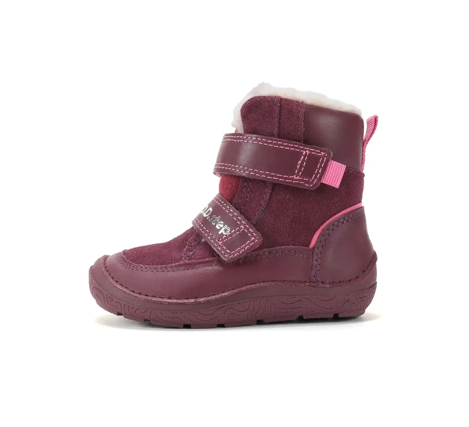 DD Step W116-62185C barfodssko vinter pige foret