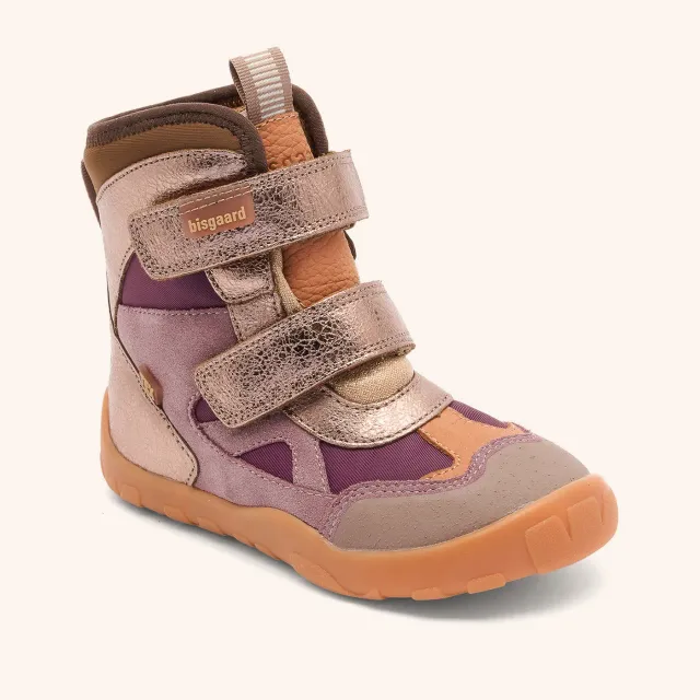 Bisgaard Chad Tex barfodsvinterstøvle plum