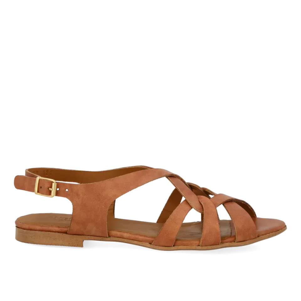 Angulus Sandal Remdetaljer Damesandal Ankelrem Læder
