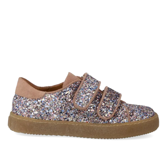 Angulus Sporty velcro-sneaker sneakers glitter