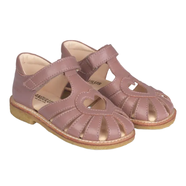 Angulus Hjerte sandal børnesandal lukket tå