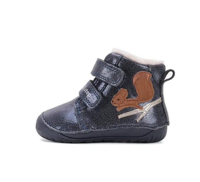 DD Step W070-52214 vinter barfodssko pige