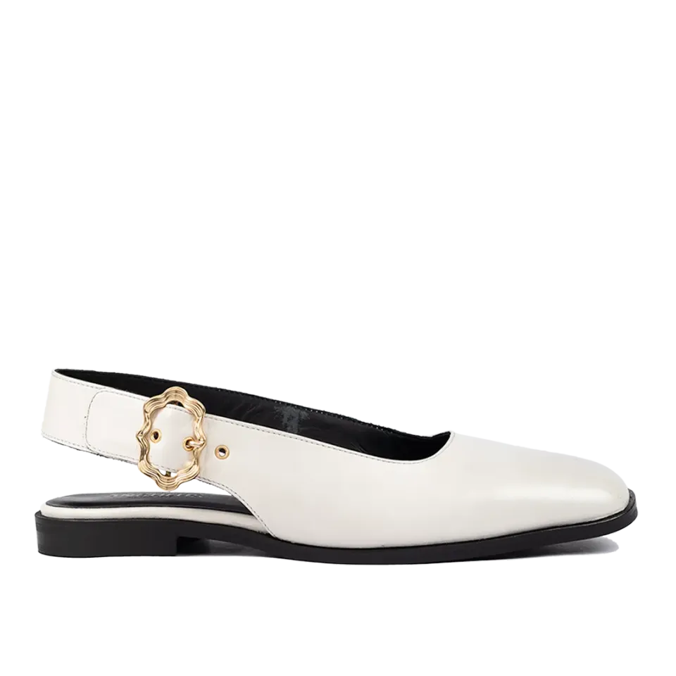 Angulus Slingback Ballerina ballerina guldspænde
