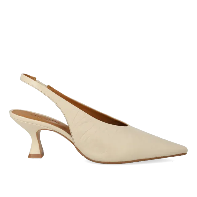 Angulus Slingback sandal damesandal spids 5 cm