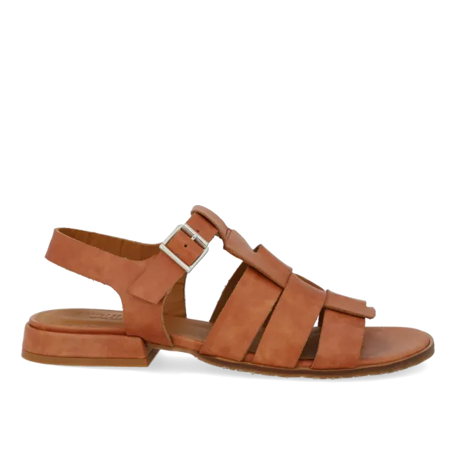 Angulus fisherman sandal læder dame åben hæl