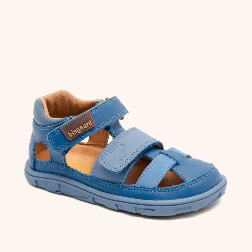 Bisgaard Barefoot Vic sandal blue læder