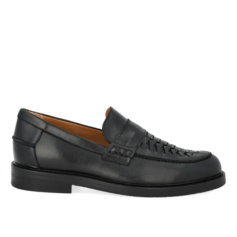 Angulus Penny loafer flet dameloafer læder