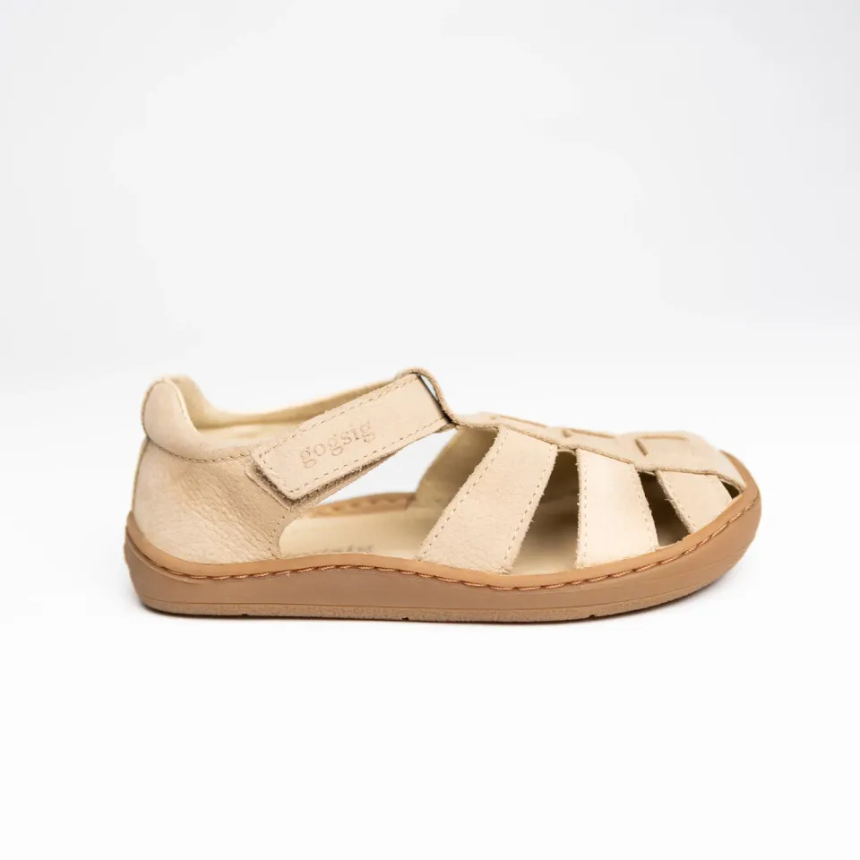 Gogsig Laura Barfodssandal beige læder