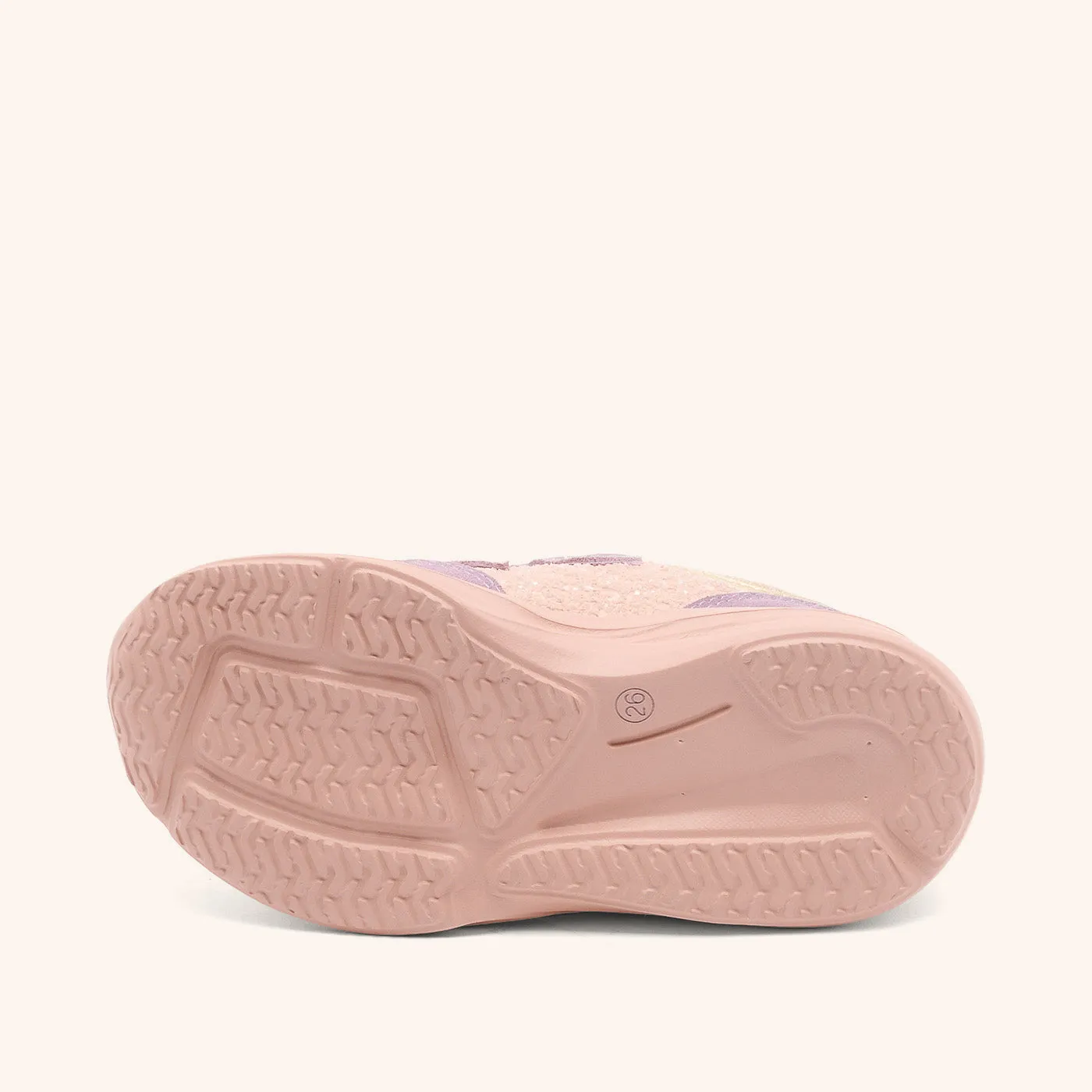 Bisgaard Yuki Tex sneaker glitter plum vandtæt