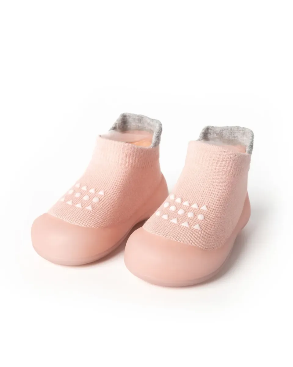 Minifus Lyserød Figur begyndersko lyserød skridsikker