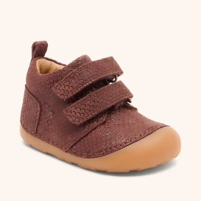 Bisgaard Barefoot Carter begyndersko plum ruskind