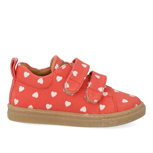 Angulus sneaker recycled bomuldskanvas velcro