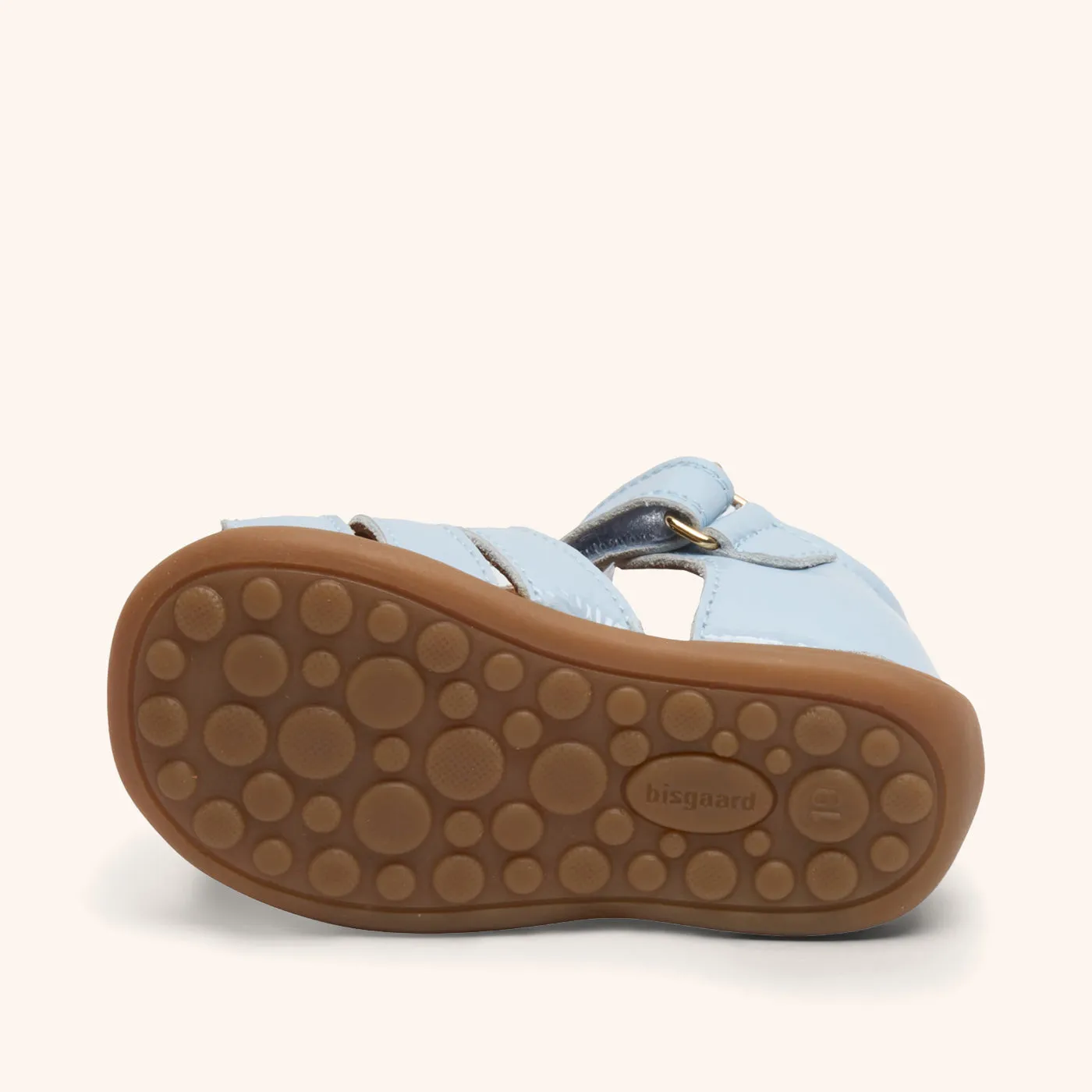 Bisgaard Carly sandal light blue læder lukket