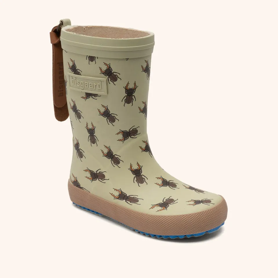 Bisgaard Fashion Brown Beetles gummistøvle grøn