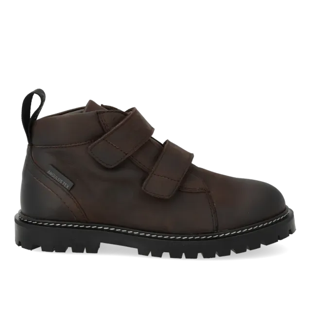 Angulus High-top TEX-sneaker børnesko i læder