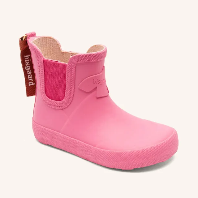 Bisgaard Barefoot Rubber gummistøvle pink barfod