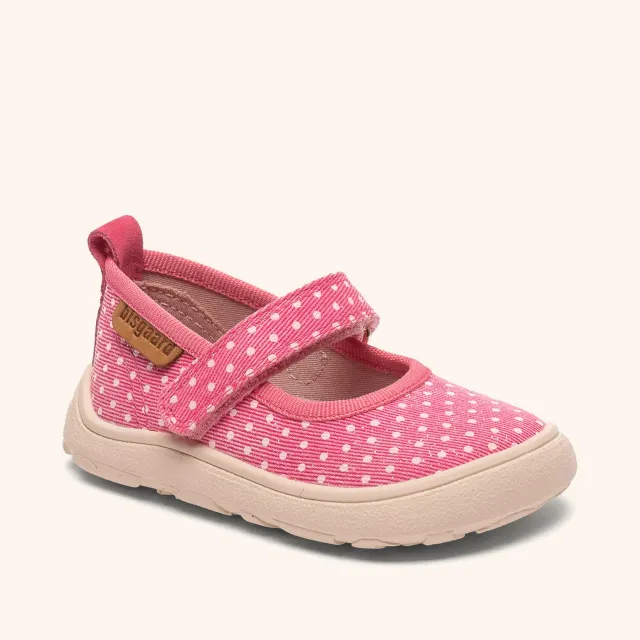 Bisgaard Barefoot Ballet hjemmesko rose dots