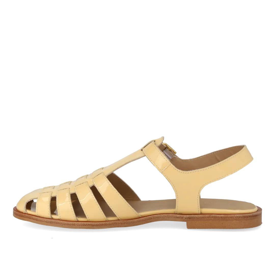 Angulus Klassisk Fisherman sandal i læder med spænde