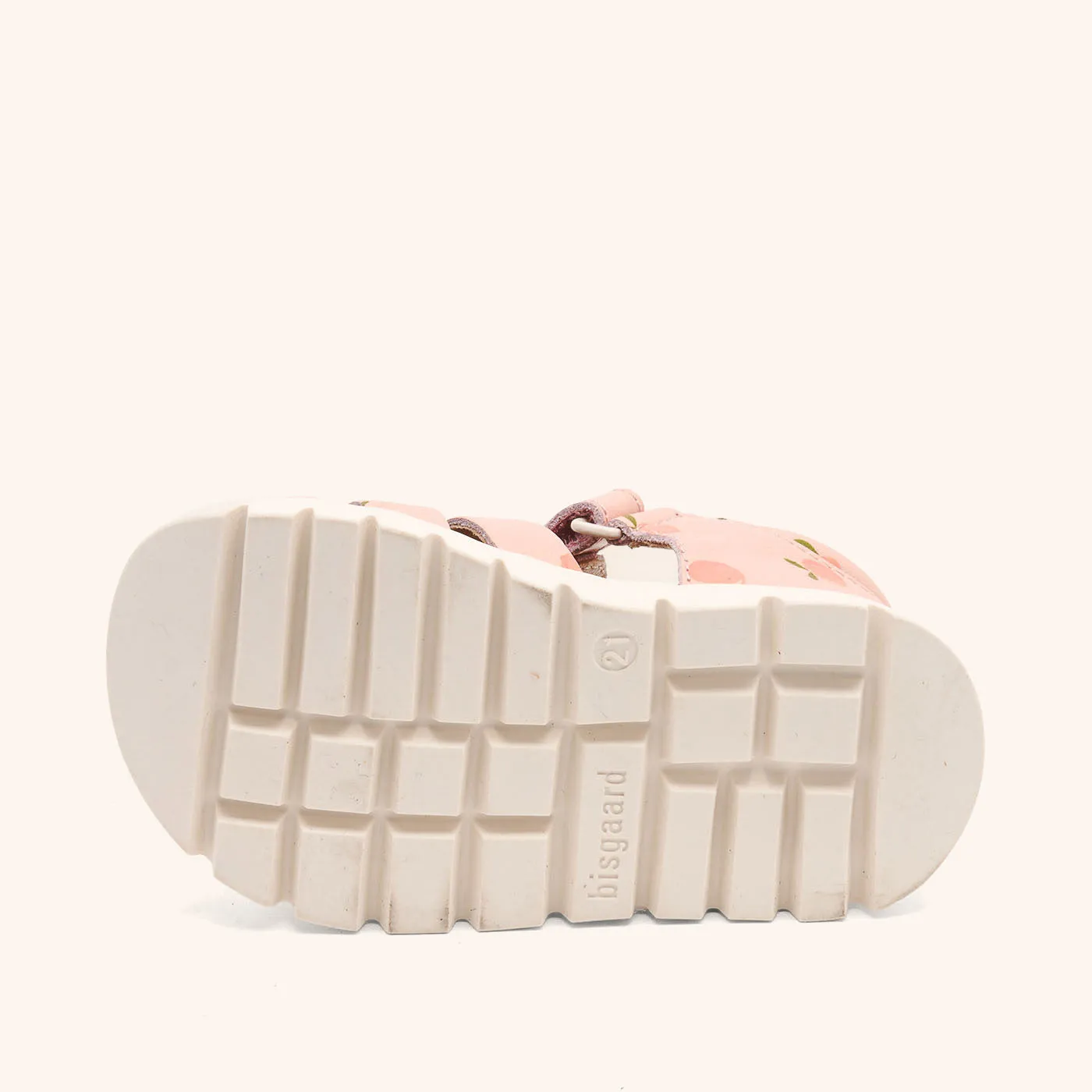 Bisgaard Beka S sandal peach ruskind fleksibel sål