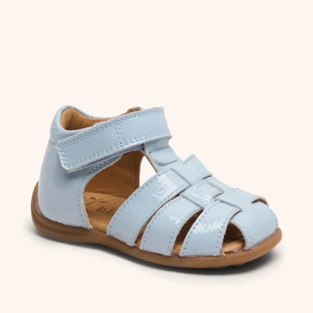 Bisgaard Carly sandal light blue læder lukket