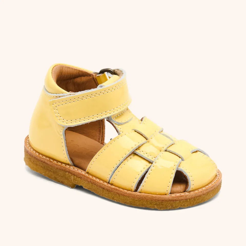 Bisgaard Ami Butter sandal flettet læder