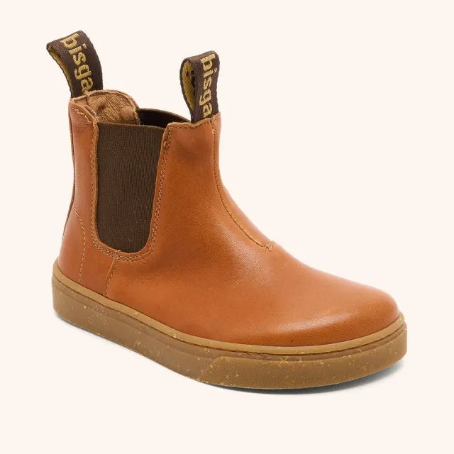 Bisgaard Barefoot Ene barfodssko cognac læder