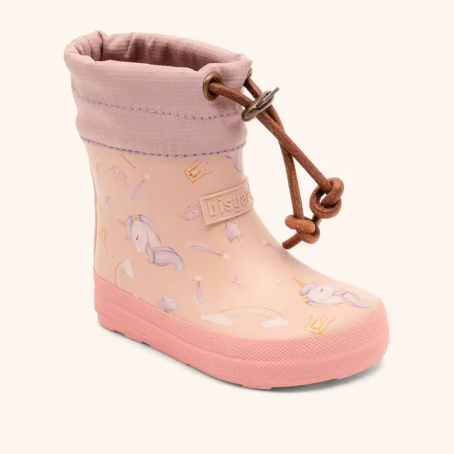 Bisgaard Barefoot Thermo Rubber gummistøvle unicorn