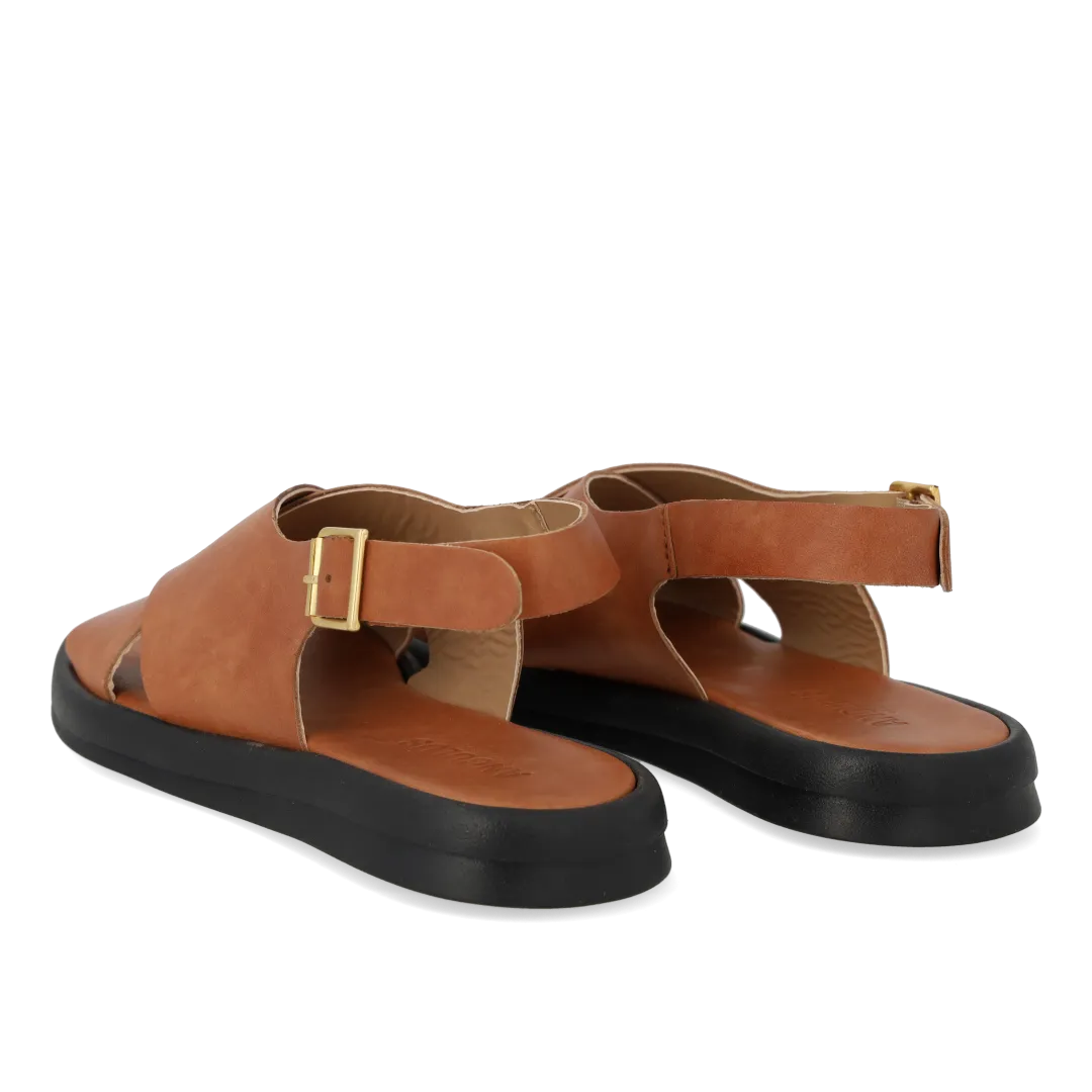 Angulus Krydssandal sandal læder firkantet