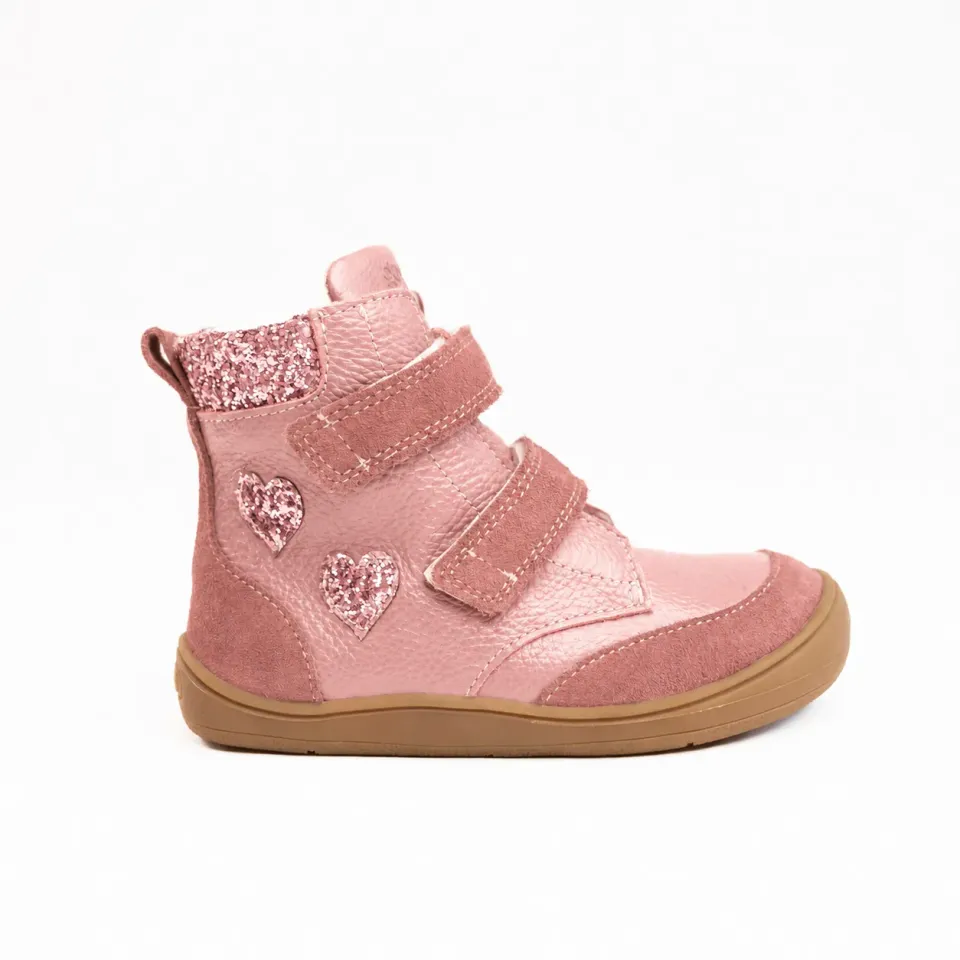 Gogsig Theo Pink Heart vinterstøvle pink vandtæt