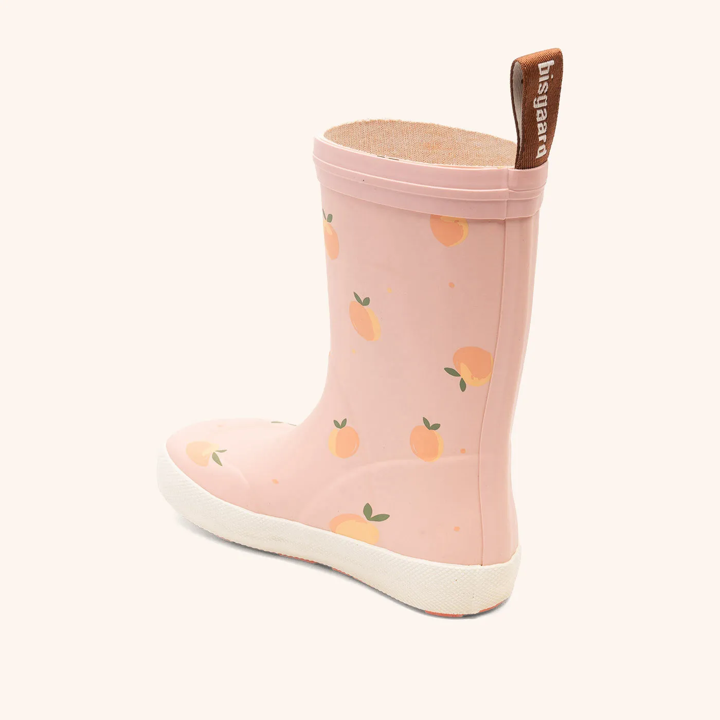 Bisgaard Barefoot High Rubber gummistøvle peach