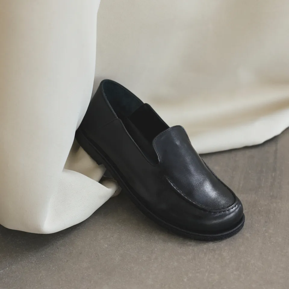 Angulus Loafer bred pasform dame blødt læder